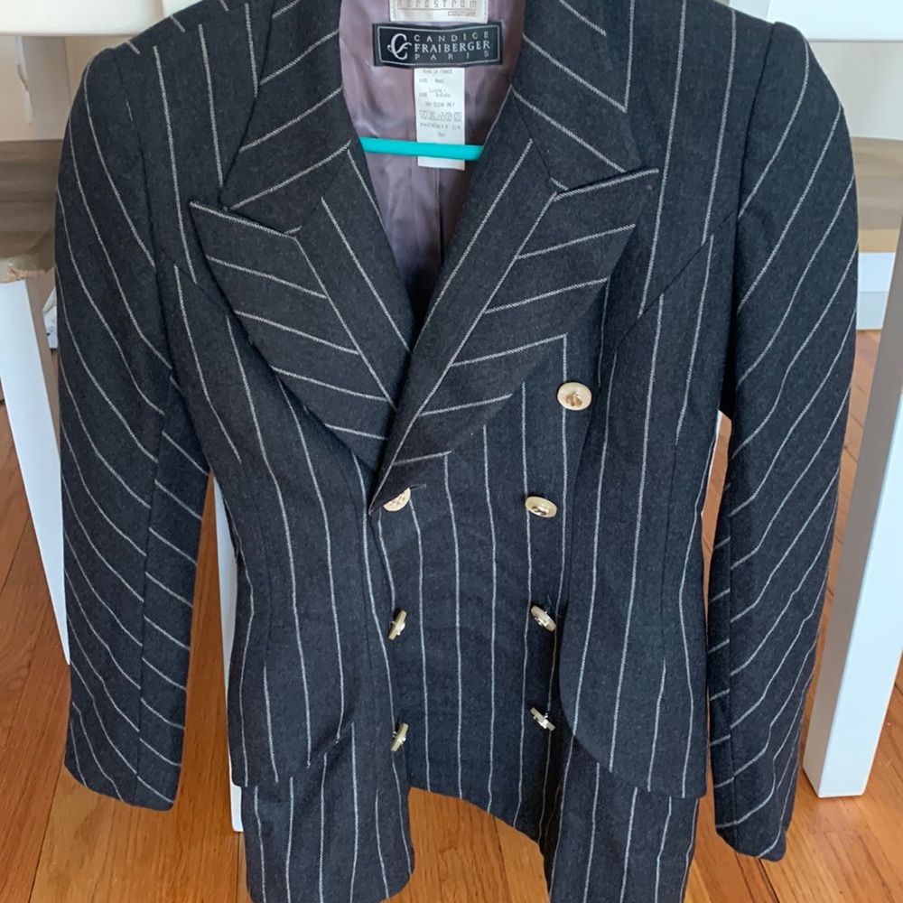 Nordstrom Couture Candace Fraiberger blazer wool size 38 women’s medium